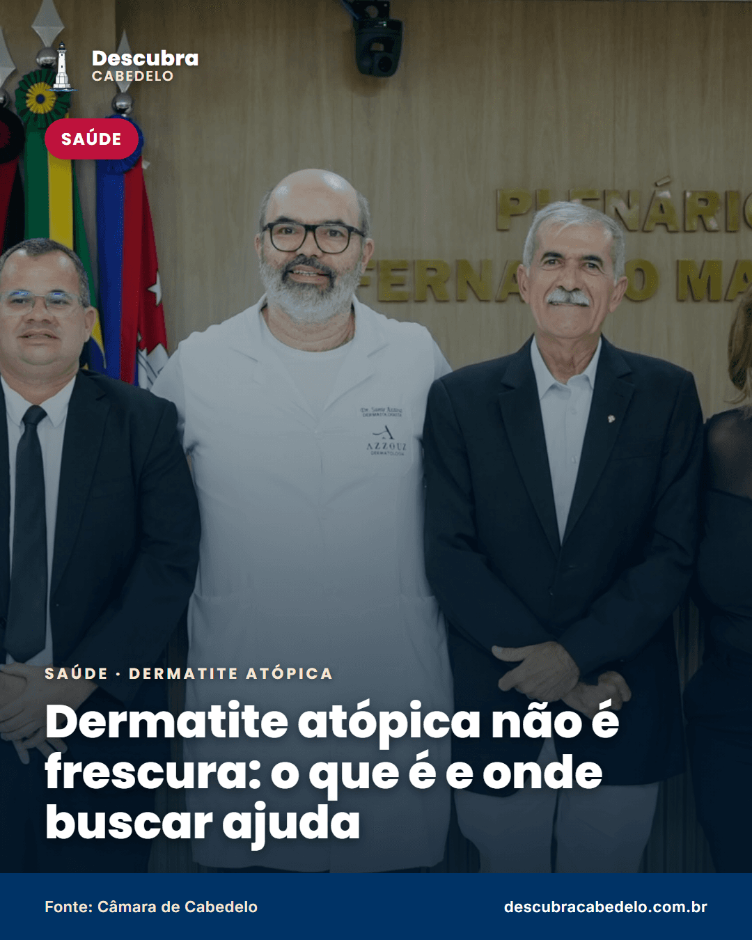 Dermatite atópica não é frescura: Câmara de Cabedelo debate doença de pele que atinge principalmente crianças