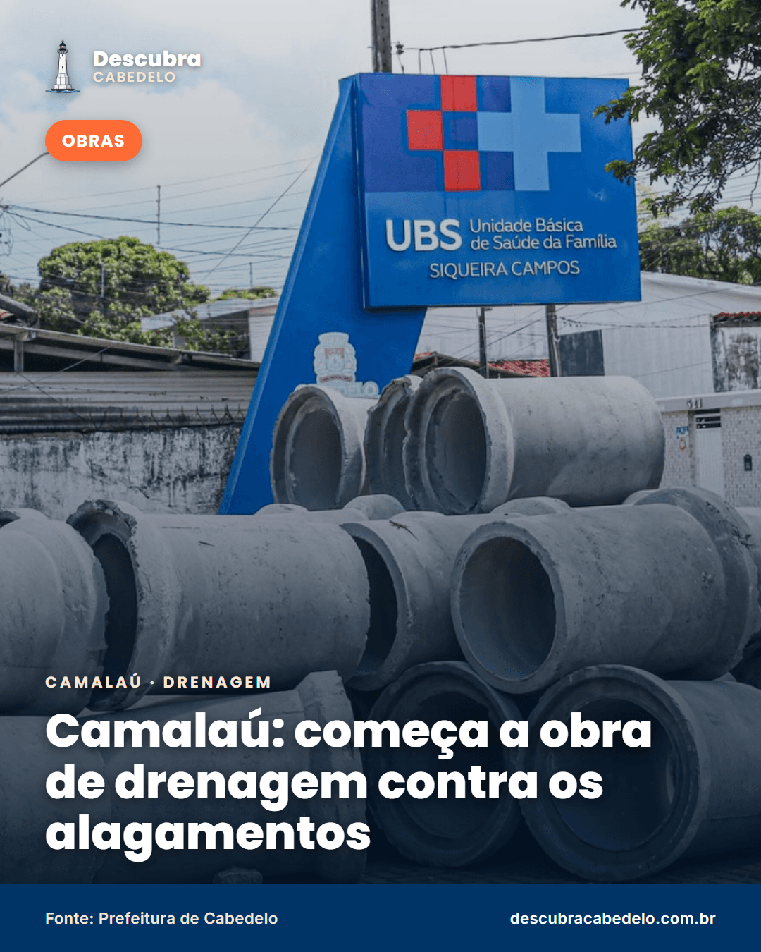 Camalaú: Prefeitura começa obra de drenagem para acabar com alagamentos entre as ruas Siqueira Campos e São Sebastião