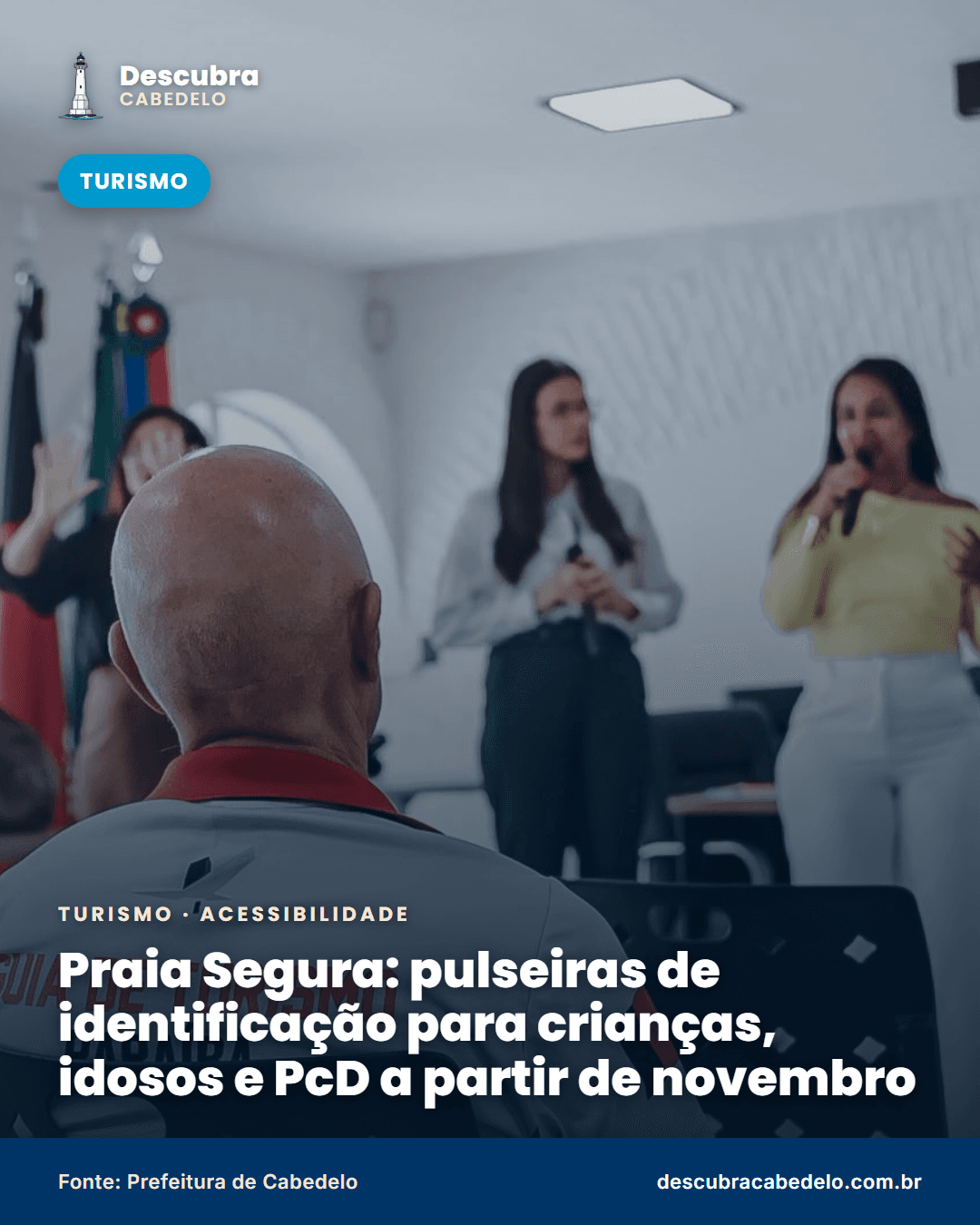 Cabedelo lança o Praia Segura, com pulseiras de identificação para crianças, idosos e PcD